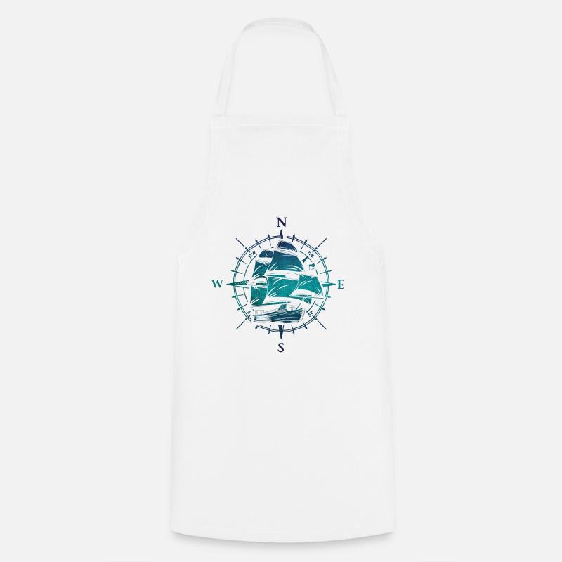 Ship trip - Cooking Apron - white