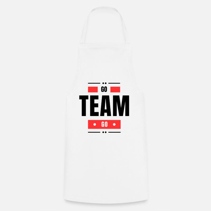 Go Team! - Cooking Apron - white
