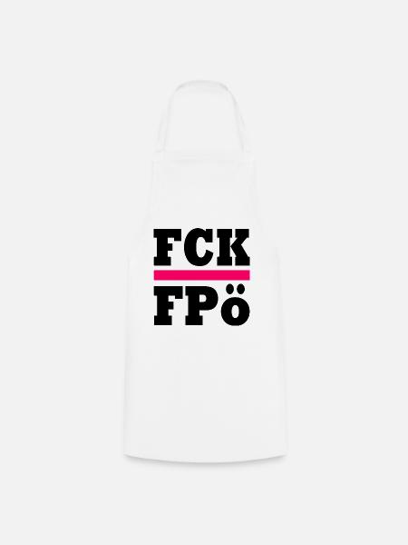 Fck fpö - Kochschürze - Weiß