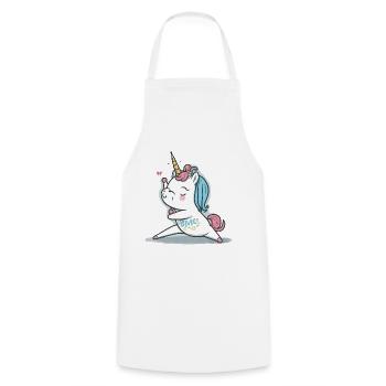 Mystical Meditation - Cooking Apron - white - Front - AI Model Male 185 dark (185cm)