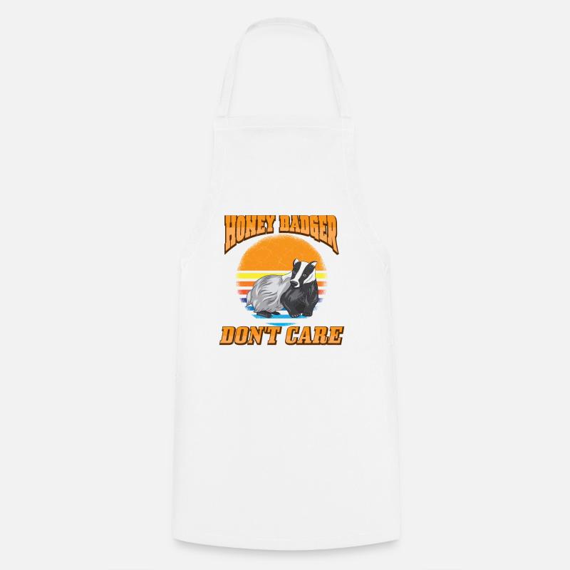 Honey Badger - Tablier de cuisine - blanc