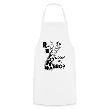 KIDDING GIRAFFE - Cooking Apron - white - Front - AI Model Male 185 dark (185cm)