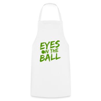Tennisplatz Spruch Für Tennis - Kochschürze - Weiß - Vorne - AI Model Male 185 dark (185cm)
