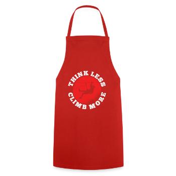 Klettern Bouldern - Kochschürze - Rot - Vorne - AI Model Male 185 dark (185cm)