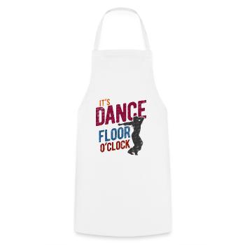 Breakdancing Tanzen für Tänzer - Kochschürze - Weiß - Vorne - AI Model Male 185 dark (185cm)