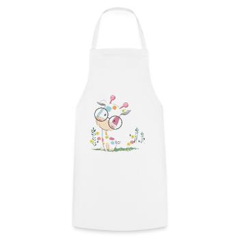 The little giraffe - Cooking Apron - white - Front - AI Model Male 185 dark (185cm)