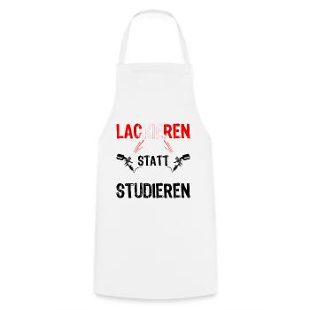 Lackierer Maler und Lackierer Designs Beruf Spruch - Kochschürze - Weiß - Vorne - AI Model Male 185 dark (185cm)