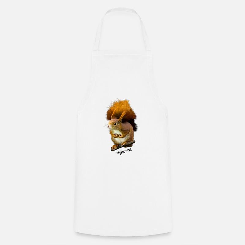 Squirrel, squirrel, sweet squirrel - Cooking Apron - white