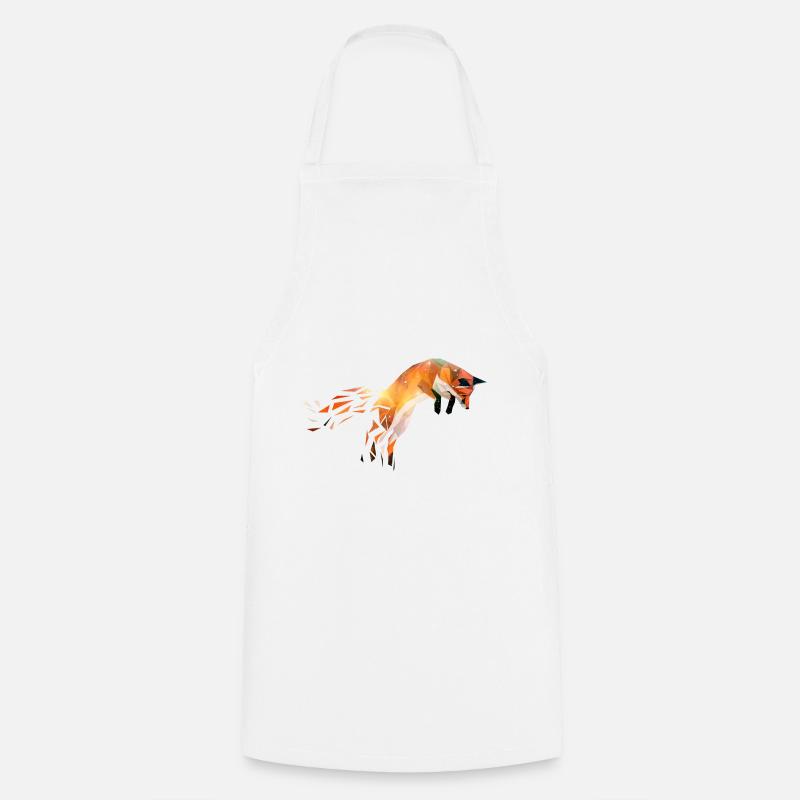 Fox - Cooking Apron - white