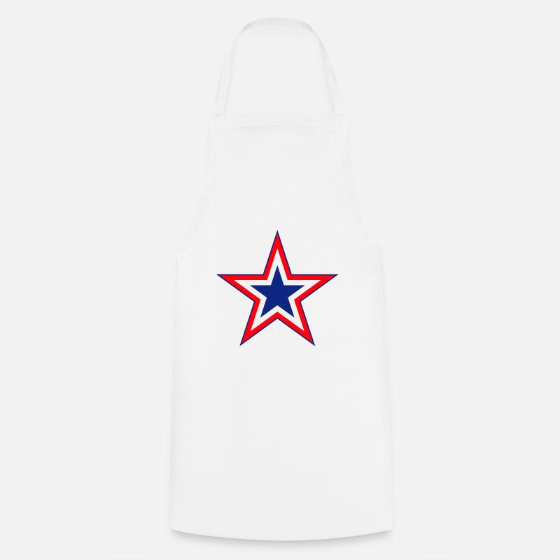 Etoile - Tablier de cuisine - blanc