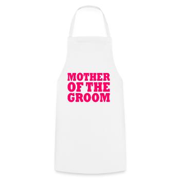 Mother of the groom - Tablier de cuisine - blanc - Devant - AI Model Male 185 dark (185cm)
