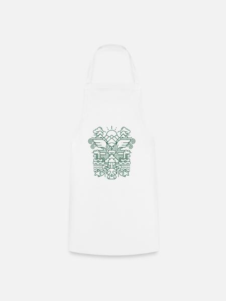 I Dream Of Ecology - Cooking Apron - white