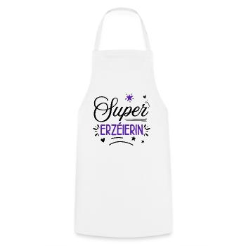 Super Erzieherin - Héroïne de la petite enfance - Tablier de cuisine - blanc - Devant - AI Model Male 185 dark (185cm)