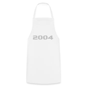 Geboren 2004 Retro Stripe Modernes Geburtstagsdesign - Kochschürze - Weiß - Vorne - AI Model Male 185 dark (185cm)
