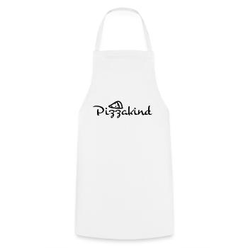 Pizza Kind - Kochschürze - Weiß - Vorne - AI Model Male 185 dark (185cm)