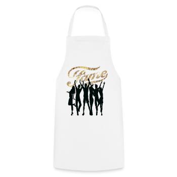 Fame party gifts shirt - Cooking Apron - white - Front - AI Model Male 185 dark (185cm)