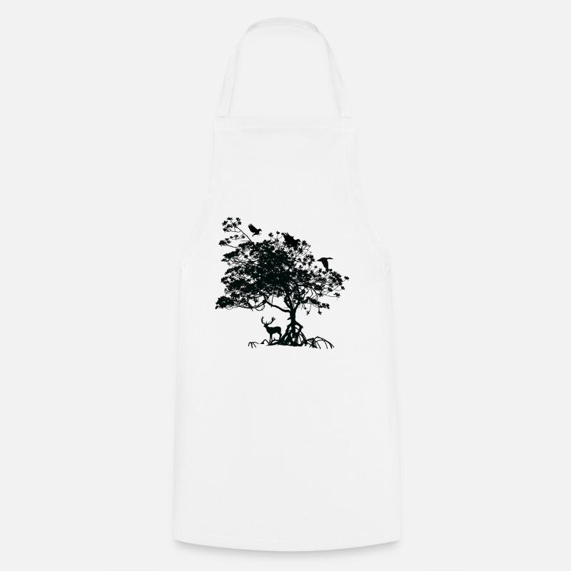cadeau des arbres - Tablier de cuisine - blanc