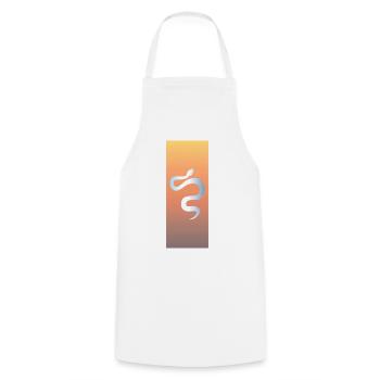 Serpent - Tablier de cuisine - blanc - Devant - AI Model Male 185 dark (185cm)