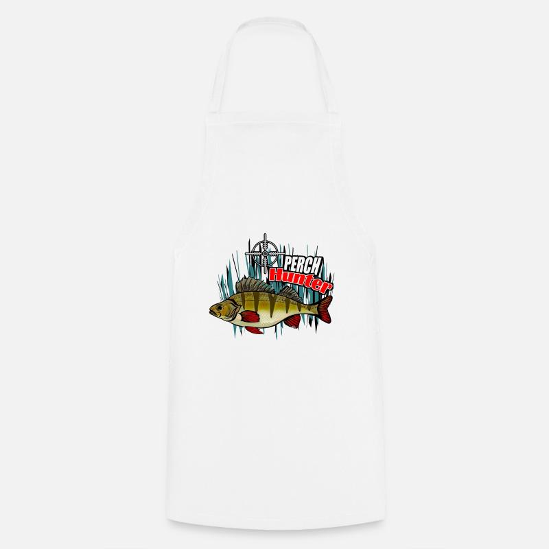 Perch hunter - Cooking Apron - white