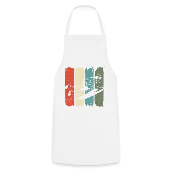 Airboarding Air Cushion Sled Airboard Winterspo - Cooking Apron - white - Front - AI Model Male 185 dark (185cm)