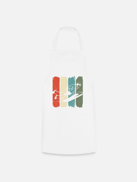 Airboard Coussin d’air Traîneau Airboard Winterspo - Tablier de cuisine - blanc