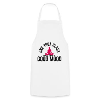 Yogalehrer Spruch Für Yogi Yoga - Kochschürze - Weiß - Vorne - AI Model Male 185 dark (185cm)