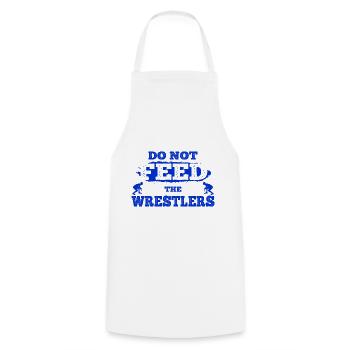 Grappling Martial Arts Wrestling - Kochschürze - Weiß - Vorne - AI Model Male 185 dark (185cm)