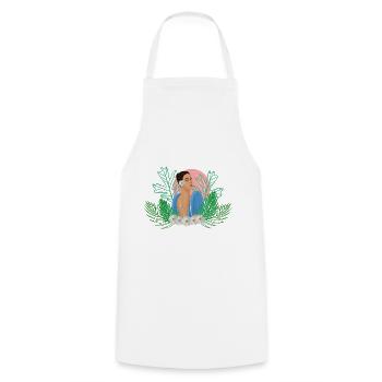 Philippines Filipina Pride Flowers Pinay I Gift - Cooking Apron - white - Front - AI Model Male 185 dark (185cm)