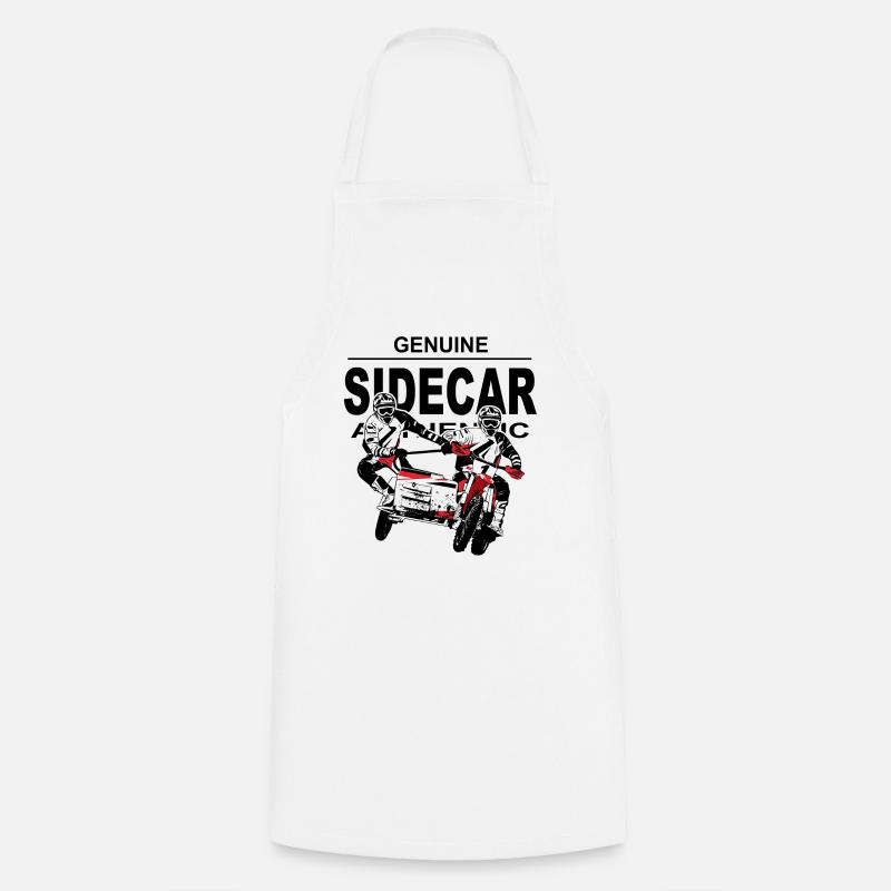 Sidecarcross - Sidecar Moto Cross - Cooking Apron - white