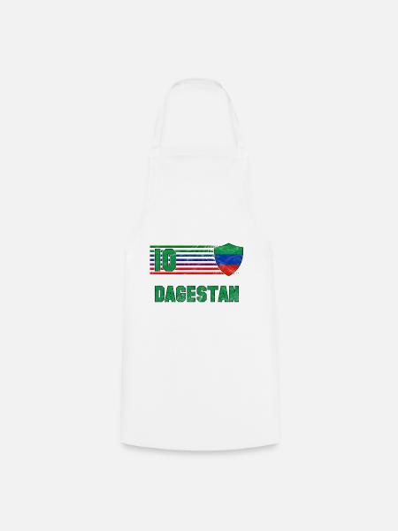 Dagestan Fußball Mannschaft - Kochschürze - Weiß