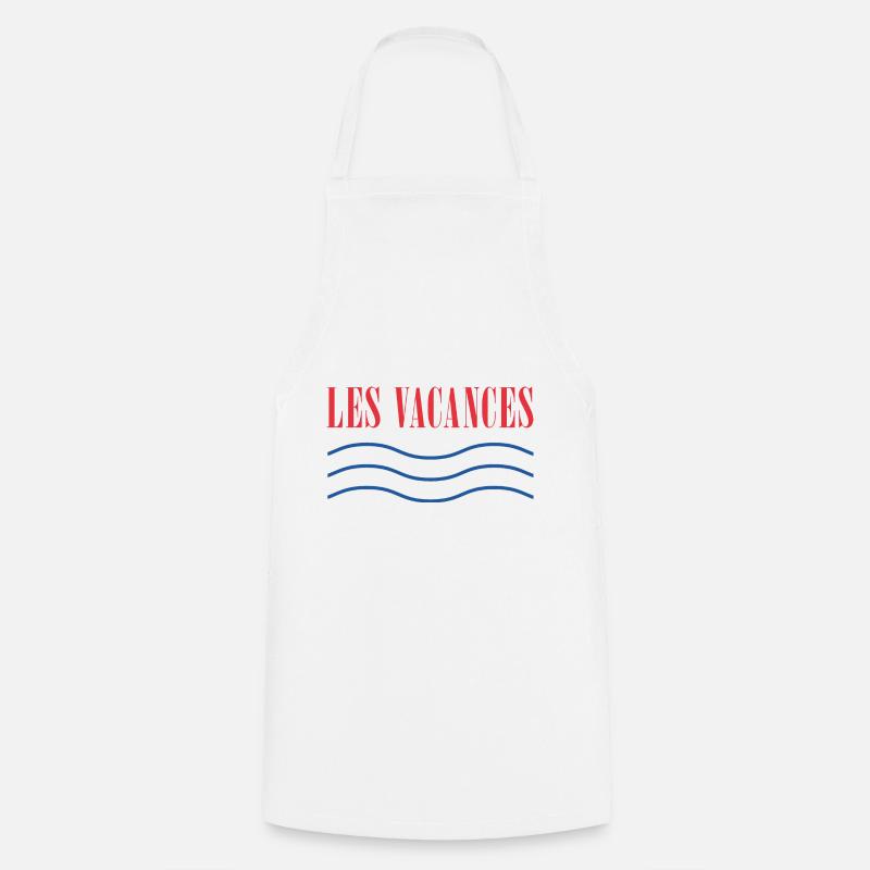 Les Vacances - Cooking Apron - white
