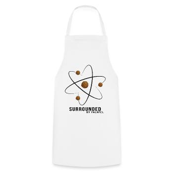 falafel chickpeas street food arabic surrounded - Cooking Apron - white - Front - AI Model Male 185 dark (185cm)