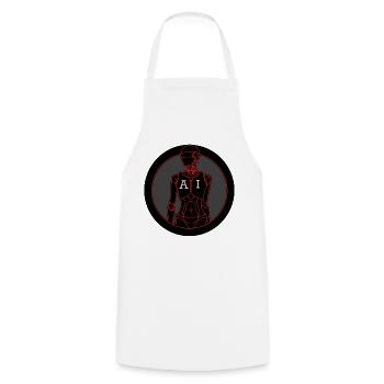 Intelligence artificielle - Tablier de cuisine - blanc - Devant - AI Model Male 185 dark (185cm)