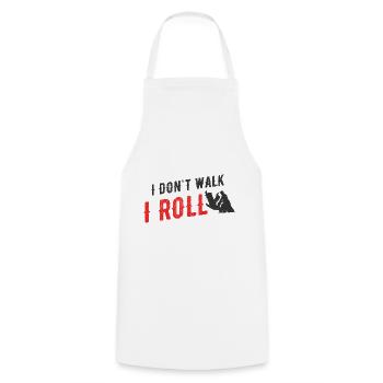 BJJ Jiu Jitsu - Kochschürze - Weiß - Vorne - AI Model Male 185 dark (185cm)