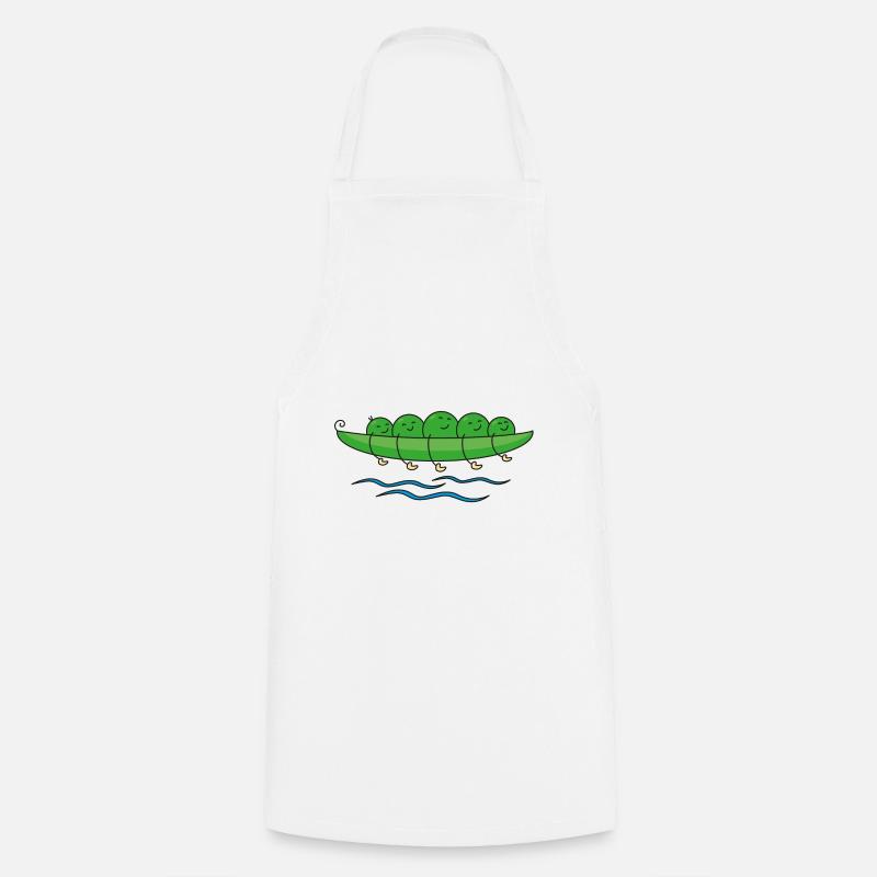 Pea Canoe - Cooking Apron - white