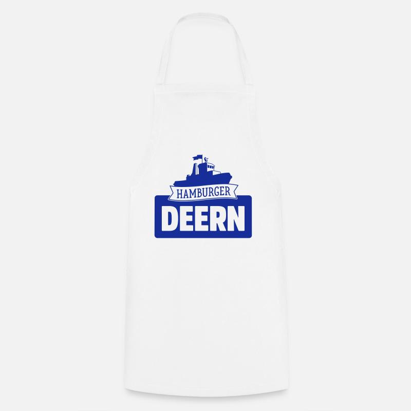 HAMBURGER DEERN | SCHLEPPER HAFEN GESCHENK - Kochschürze - Weiß