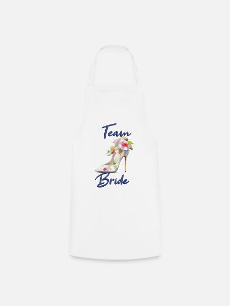 Team Bride - Kochschürze - Weiß