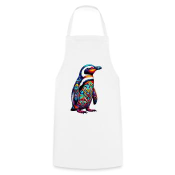 Pingouin - Tablier de cuisine - blanc - Devant - AI Model Male 185 dark (185cm)