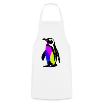 Pingouin - Tablier de cuisine - blanc - Devant - AI Model Male 185 dark (185cm)