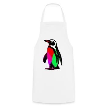 Pingouin - Tablier de cuisine - blanc - Devant - AI Model Male 185 dark (185cm)