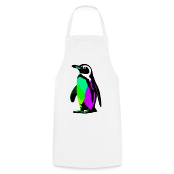 Pingouin - Tablier de cuisine - blanc - Devant - AI Model Male 185 dark (185cm)