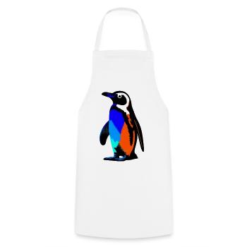 Pingouin - Tablier de cuisine - blanc - Devant - AI Model Male 185 dark (185cm)