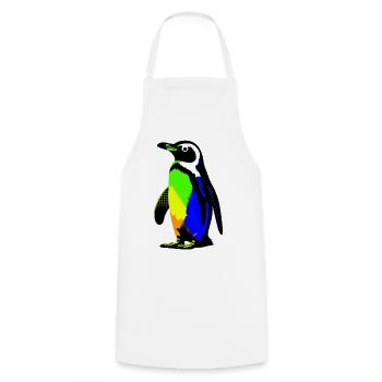 Pingouin - Tablier de cuisine - blanc - Devant - AI Model Male 185 dark (185cm)
