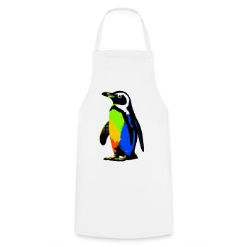 Pingouin - Tablier de cuisine - blanc - Devant - AI Model Male 185 dark (185cm)