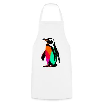 Pingouin - Tablier de cuisine - blanc - Devant - AI Model Male 185 dark (185cm)