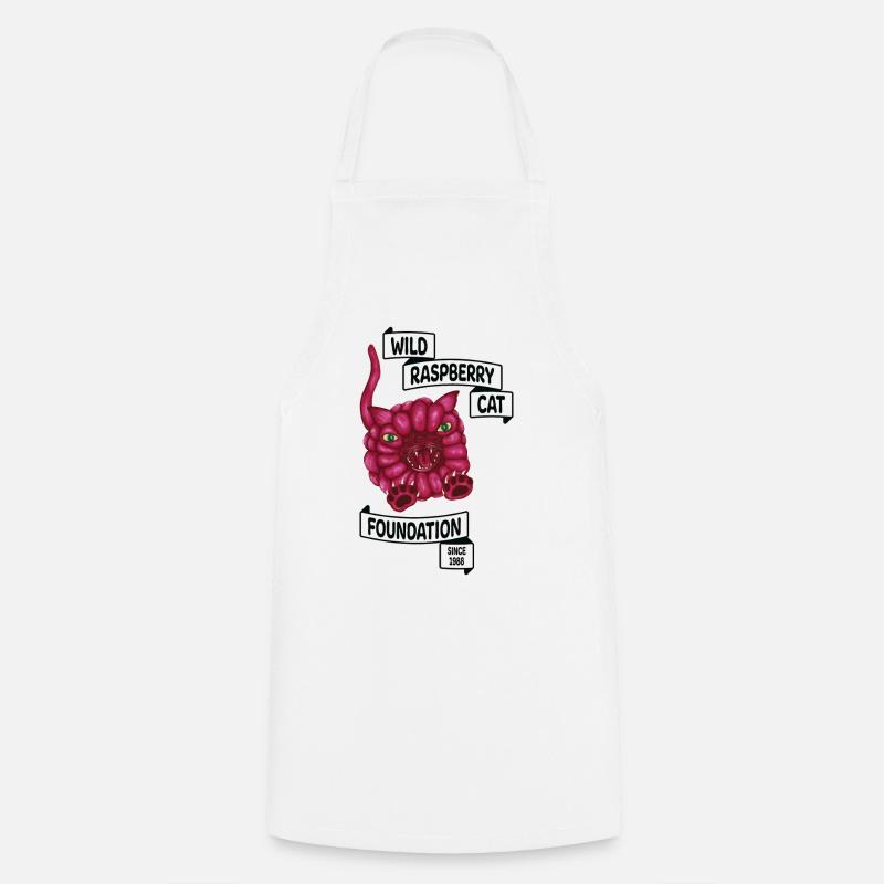 Raspberry die Katze - Kochschürze - Weiß