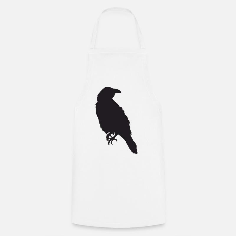 Crow III - Tablier de cuisine - blanc