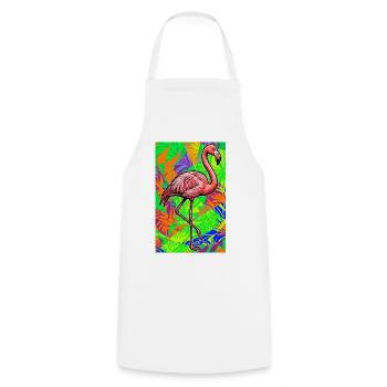Flamant - Tablier de cuisine - blanc - Devant - AI Model Male 185 dark (185cm)