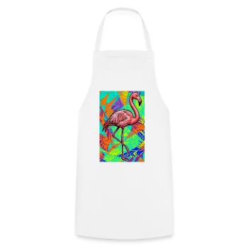 Flamant - Tablier de cuisine - blanc - Devant - AI Model Male 185 dark (185cm)
