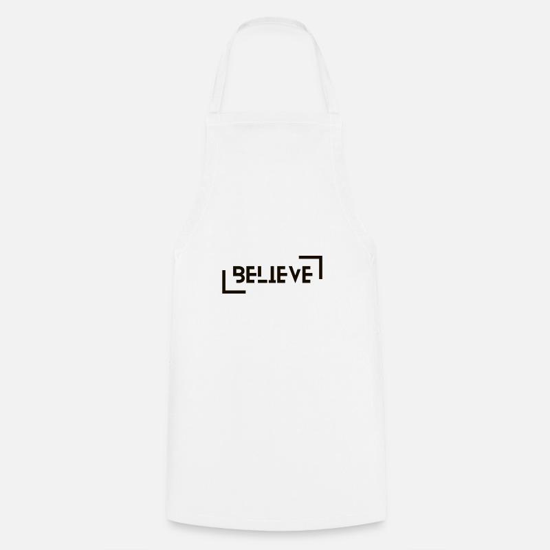 Believe - Tablier de cuisine - blanc